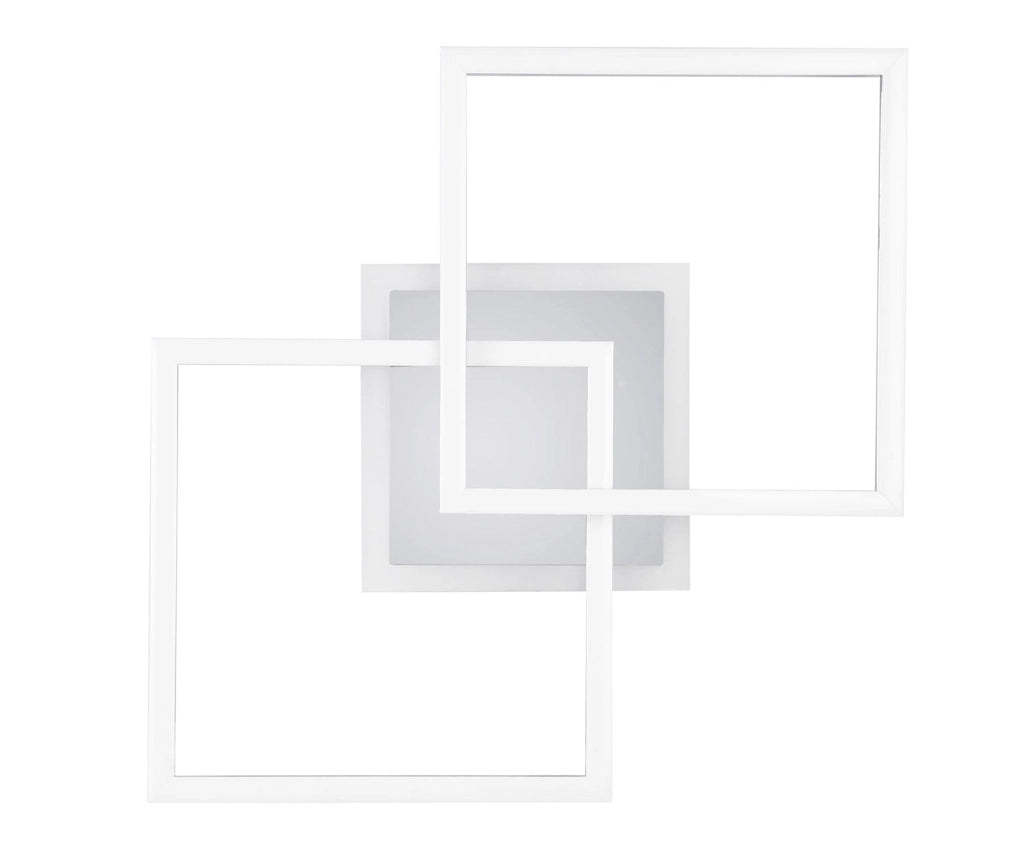 Plafoniera da Interno a LED SMD in Metallo Cromo