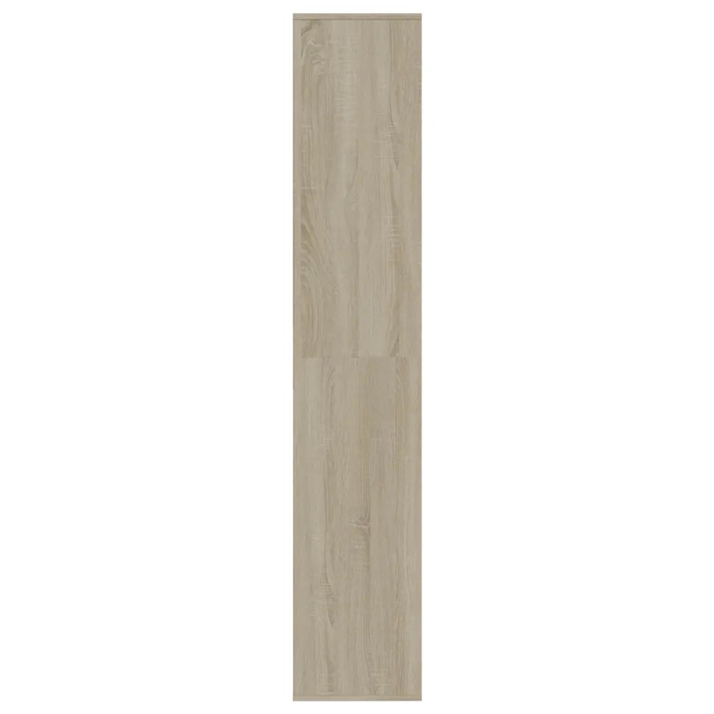 Scarpiera-Scaffale per scarpe Rovere Sonoma 54x34x183 cm in Truciolato