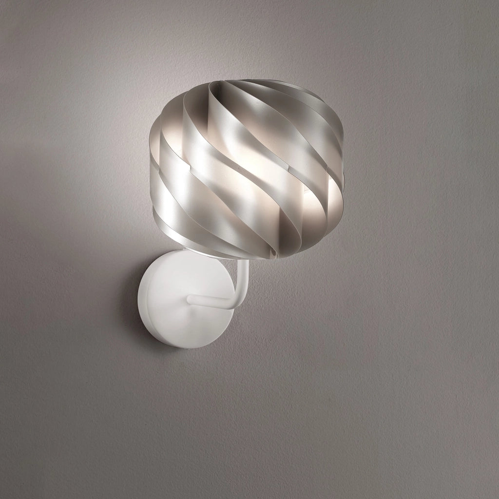 Applique Moderna Globe Polilux ® Argento E Metallo 1 Luce E27