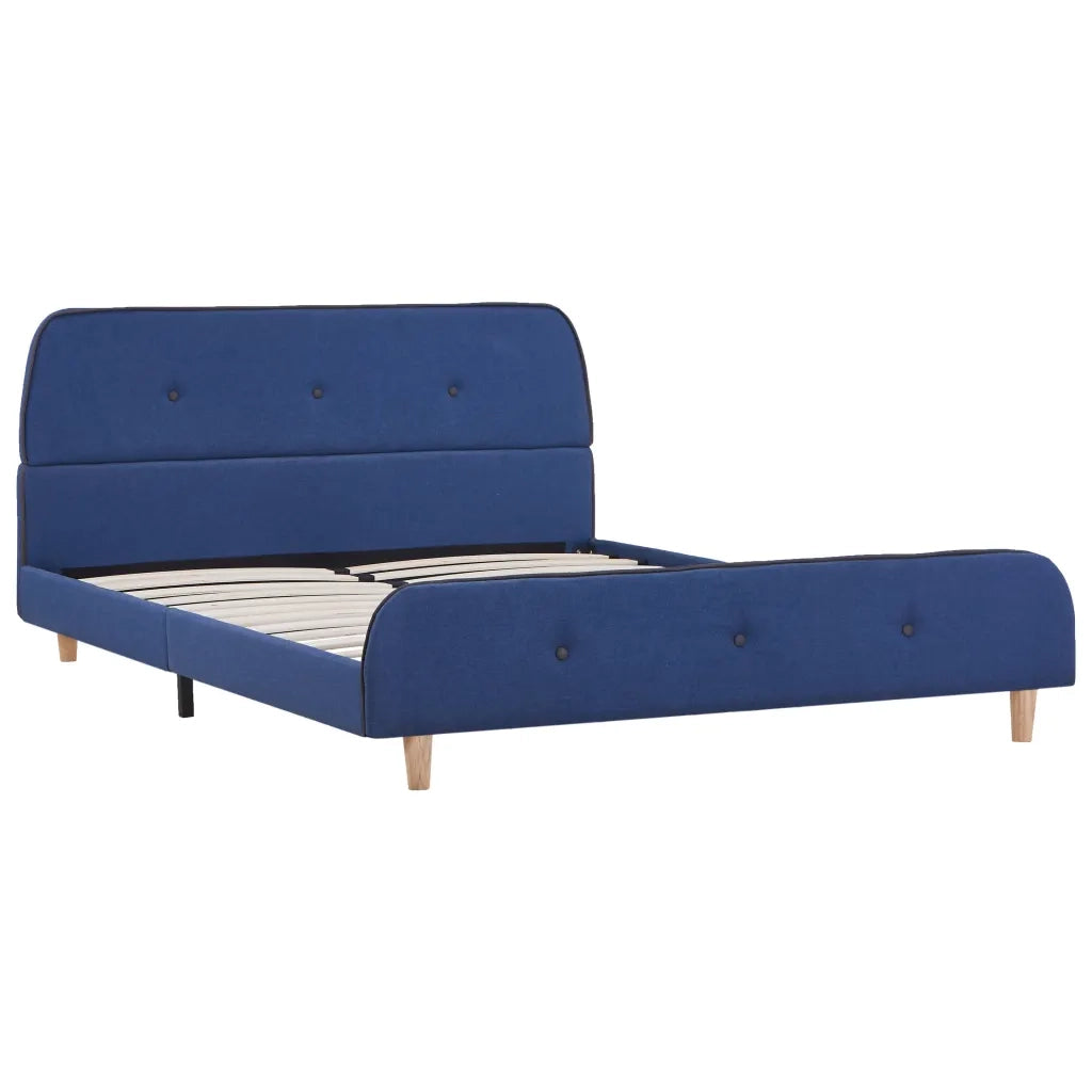 Giroletto senza Materasso Blu 140x200 cm in Tessuto 280928