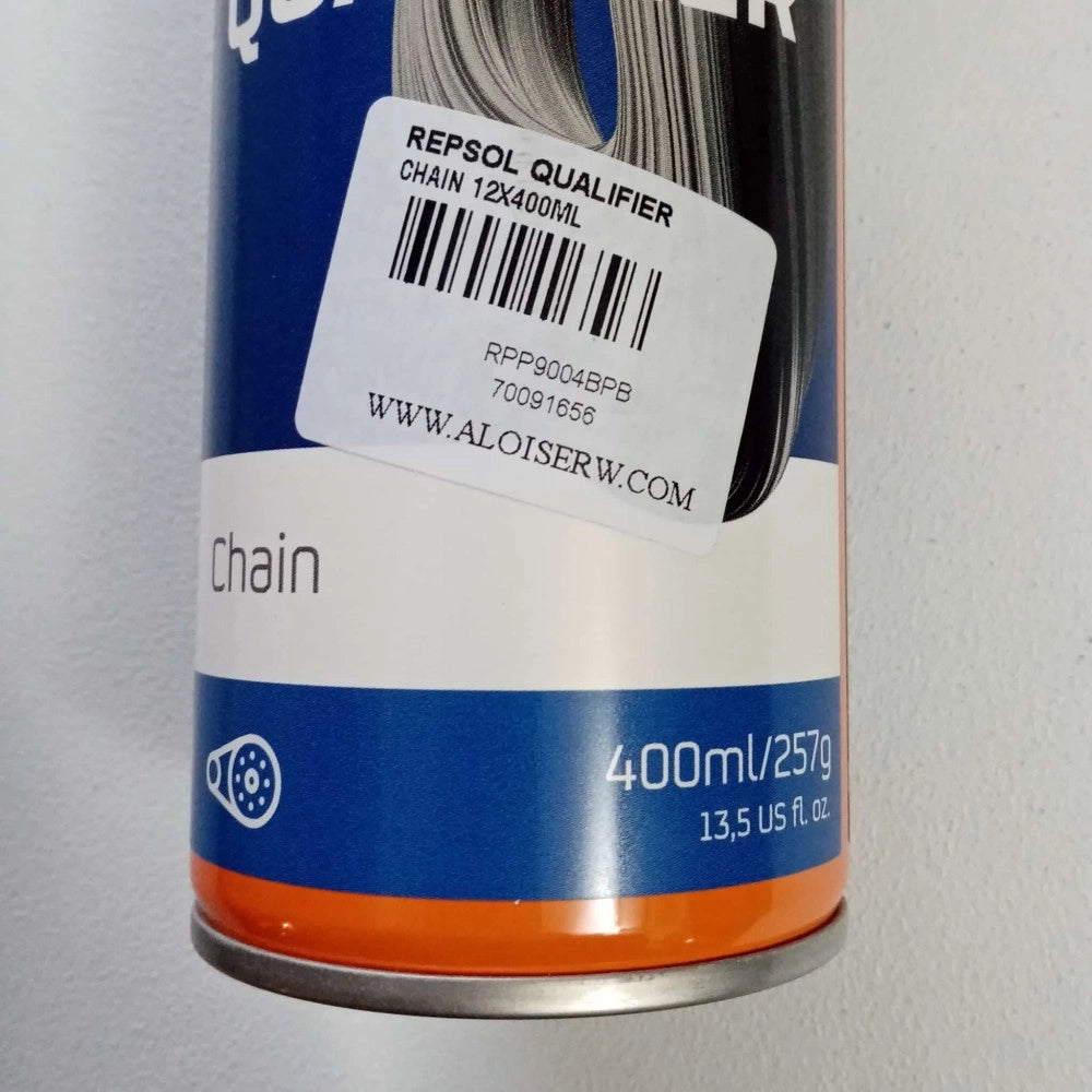 Repsol qualifier 400ml / 257gr grasso lubrificante ad alta adesività per catene motocicli