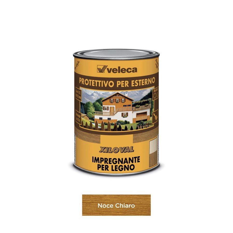 IMPREGNANTE PROTETTIVO NOCE CHIARO PER LEGNO LT1 XILOVAL
