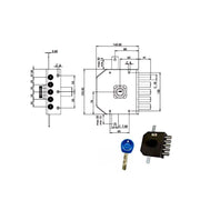 Serratura Sic.Triplice Dx Pompa Jm423 Moia