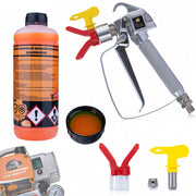 Pistola a Spruzzo con Ugello 517 e Liquido Conservante 3in1 1L – Alta Qualità, Compatibile con Graco, Wagner, Titan