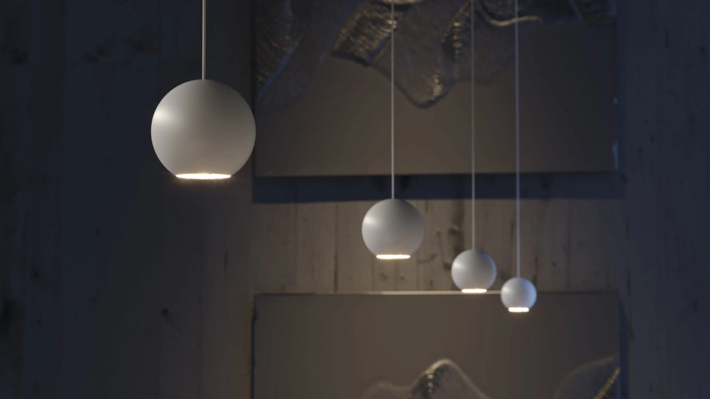 Lampada a Sospensione Bora 8,5W 36º 3000K Argento - Illuminazione LED di Precisione ad alte prestazioni per interni - Beneito & Faure