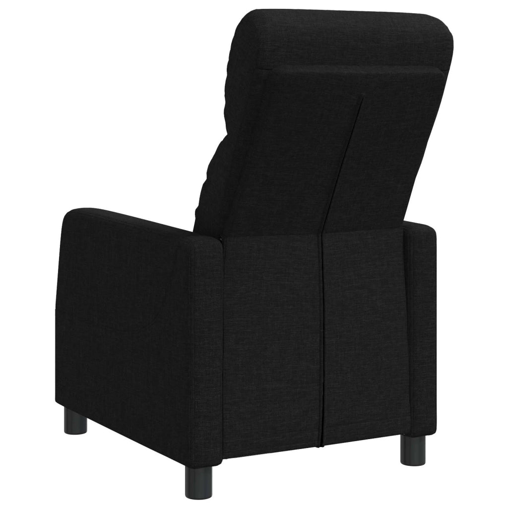 Divano Sedia-Poltrona reclinabile Nero Tessuto 400825
