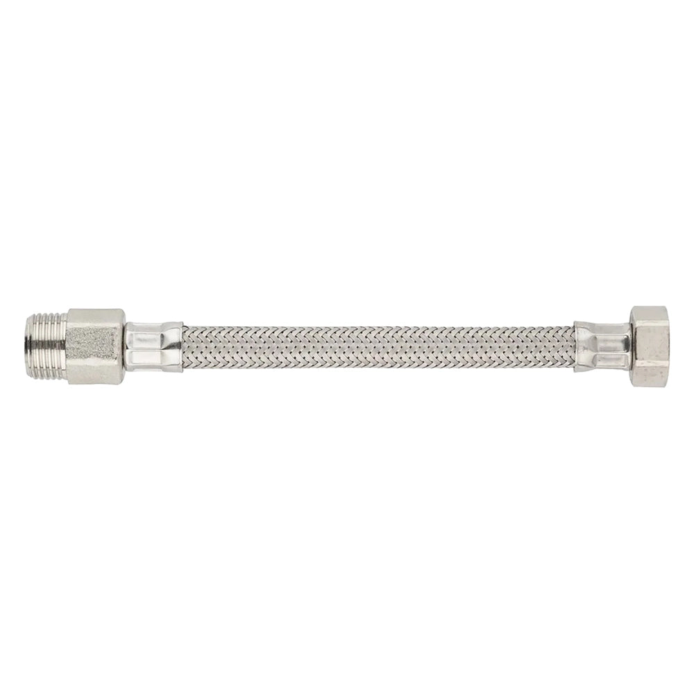 FLESSIBILE MASCHIO PROLUNGATO cm 40 - M 1/2 x 1/2 F- 5 pezzi