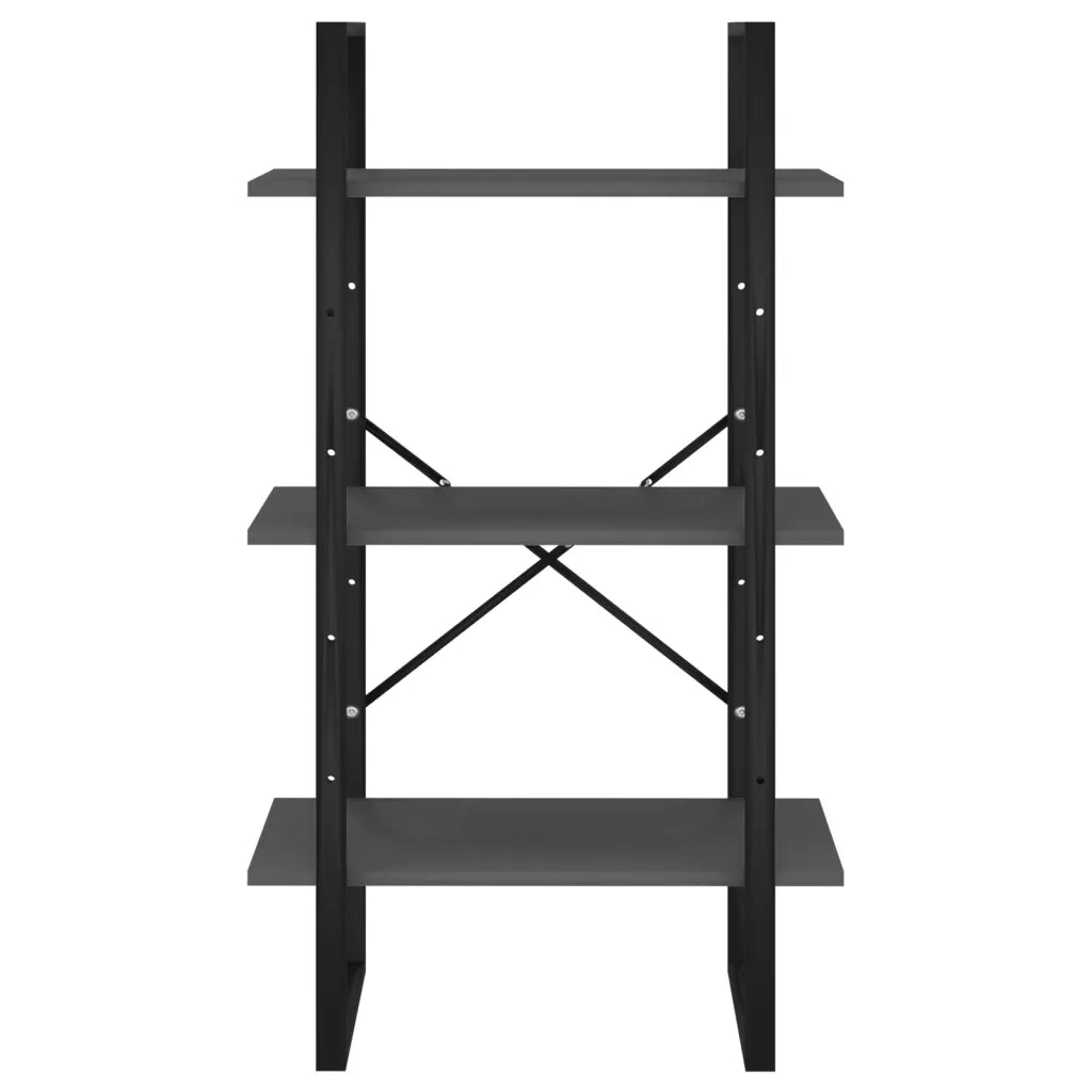 Scaffale Portaoggetti Grigio 60x30x105 cm Legno Multistrato CFW3711900
