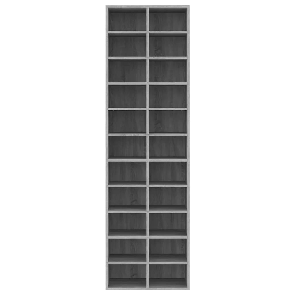 Scarpiera Sonoma 54 x 34 x 183 cm in legno ingegnerizzato grigio 02_0043425