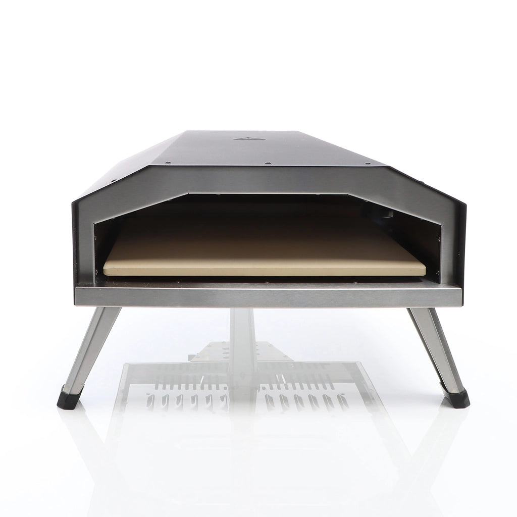 Toboli Forno a gas per pizza con pietra 330x330mm Portatile Per giardino e campeggio Fornetto da esterno