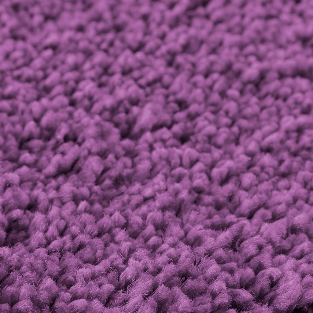 Tappetino da bagno rettangolare viola 60x90 cm in polipropilene antiscivolo