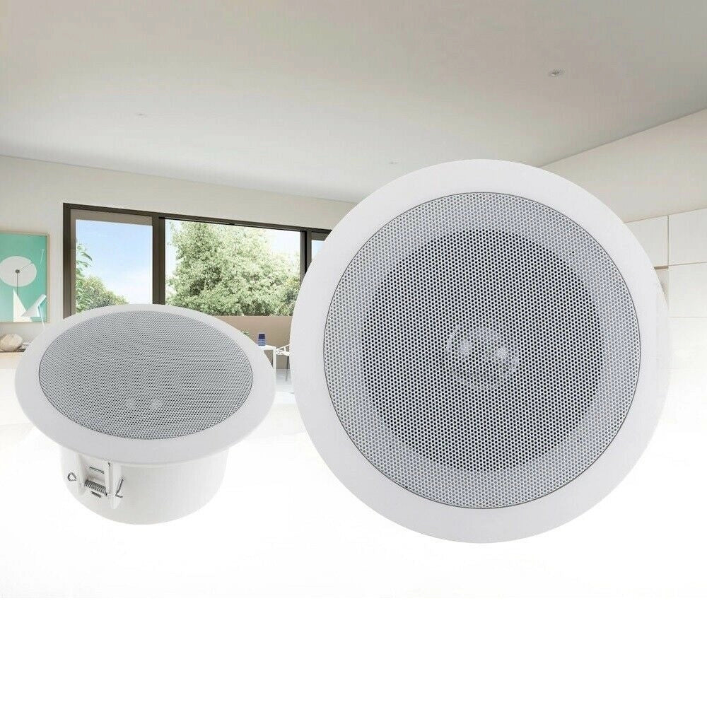 Trade Shop - Coppia Casse Altoparlanti Audio Bluetooth Soffitto Incasso Casa 15w 180mm Ea8056 -