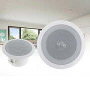 Trade Shop - Coppia Casse Altoparlanti Audio Bluetooth Soffitto Incasso Casa 15w 180mm Ea8056 -