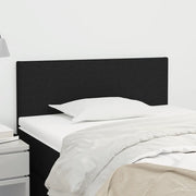 Testiera-Testata-Testiera Decorativa Nera 100x5x78/88 cm in Tessuto 121610