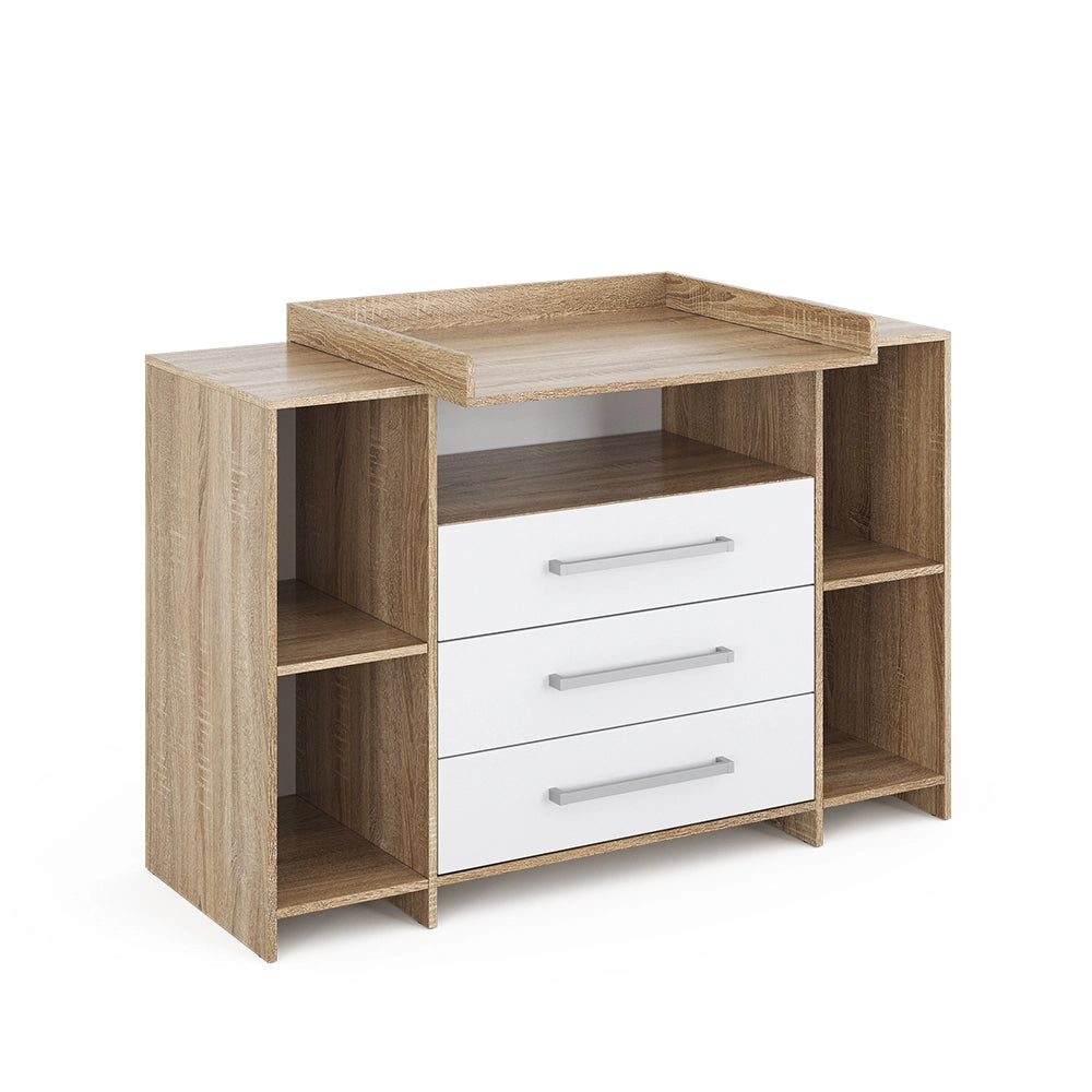 Vicco Fasciatoio Sonoma 143 x 100 cm XL con cassetti