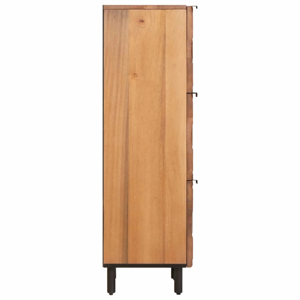Credenza con porta Finitura Marrone Acacia 40 x 33 x 110 cm 4017929