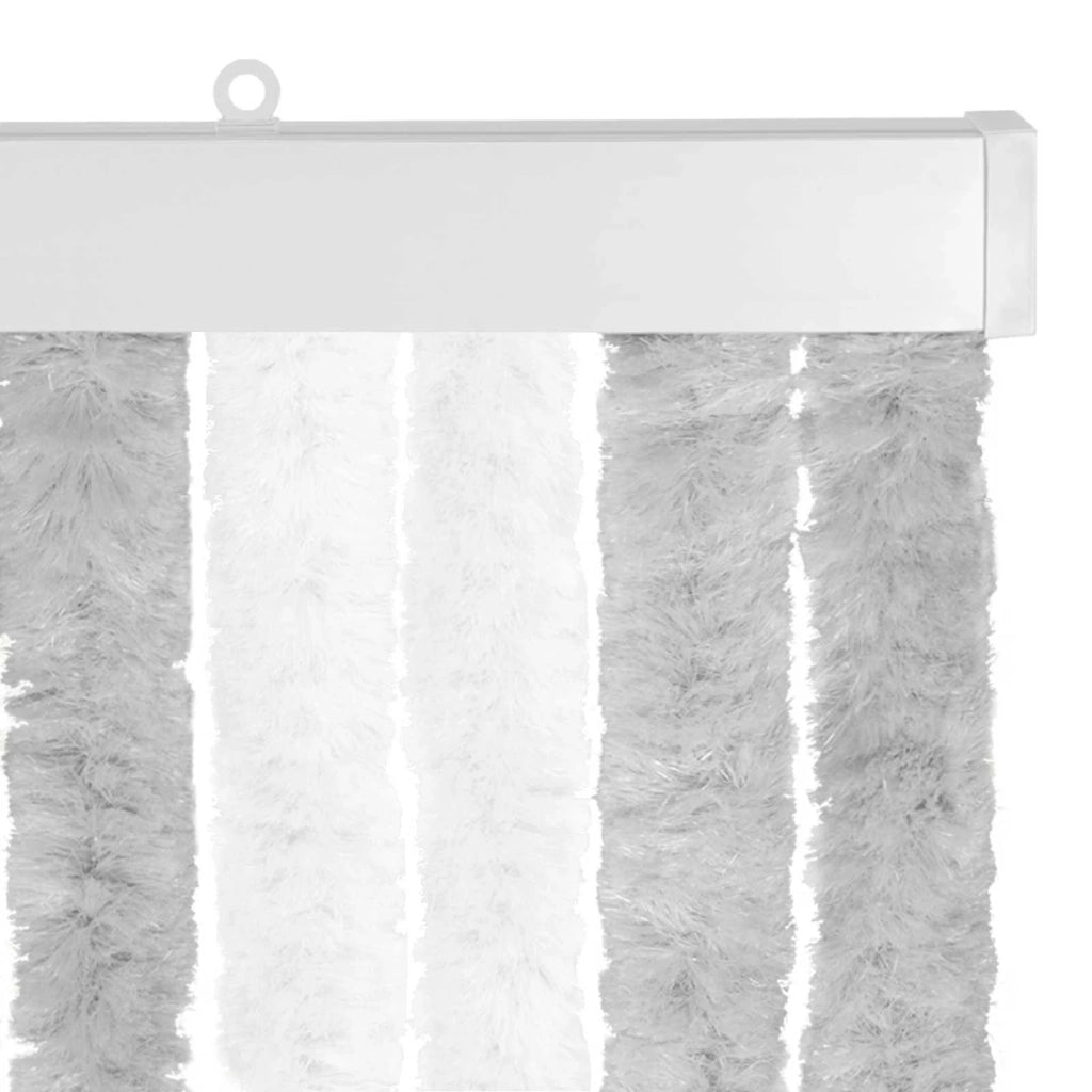 Tenda per insetti in chenille Grigio chiaro e bianco 42034420