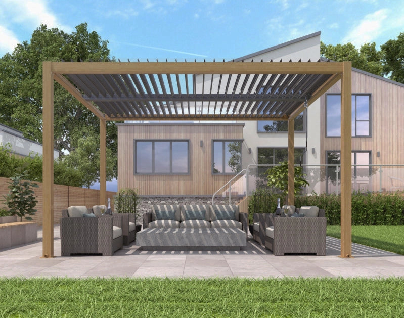 Pergola bioclimatica in alluminio - TONY