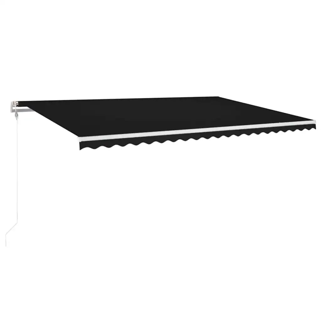 Tenda Automatica con Sensore Vento e LED 500x300 cm Antracite 3068954