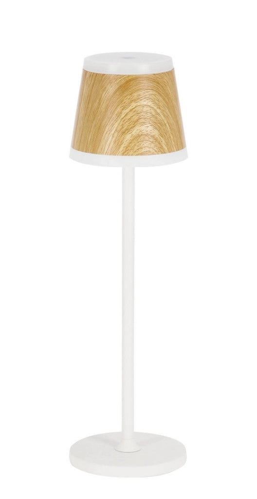 Lampada  da Tavolo Ø11x38,5 cm in Metallo Klara Bianca