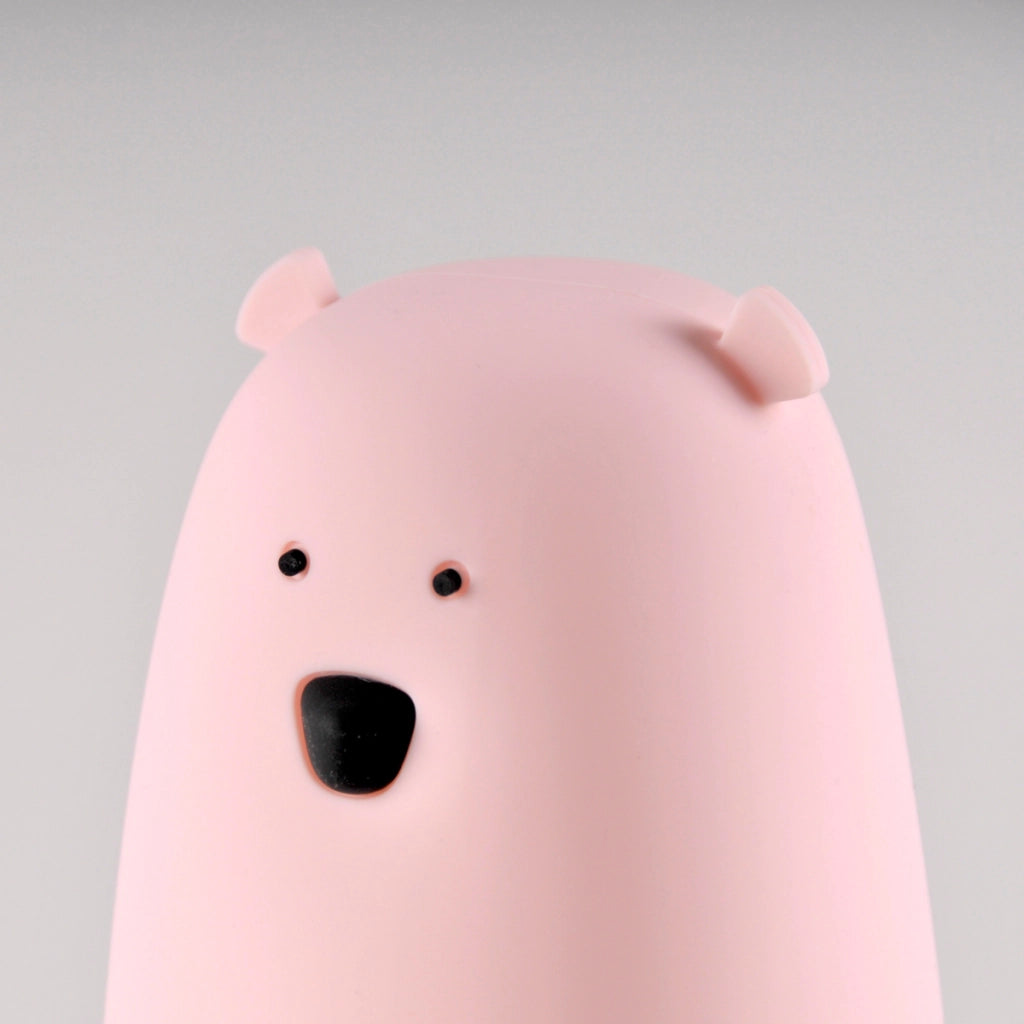 Lampada LED silicone Orso rosa TAP TAP USB Polux RGBW