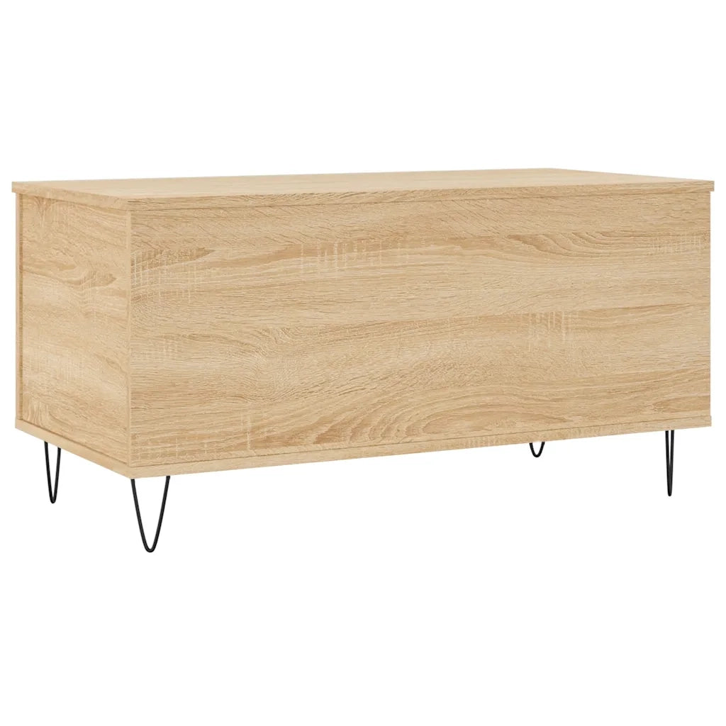 Tavolino Salotto-Tavolino da soggiorno-Tavolo Rovere Sonoma 90x44,5x45 cm Legno Multistrato 991860