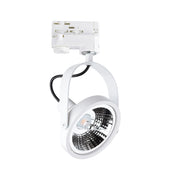 Lampada Binario Moderna Glim Metallo Bianco 1 Luce 10W Gu10 3000K Luce Calda