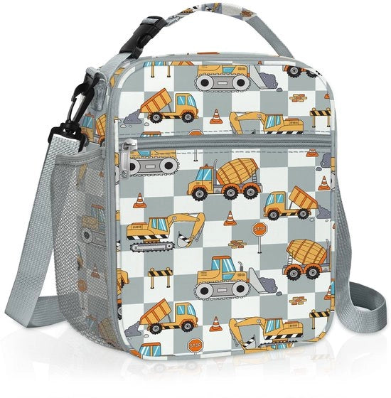 Tas Geïsoleerde Auto Lunch per Bambini Piccola Tas per Vettura per Ragazzi Tas per Picnic per Scuole, Tas per Ingegneri