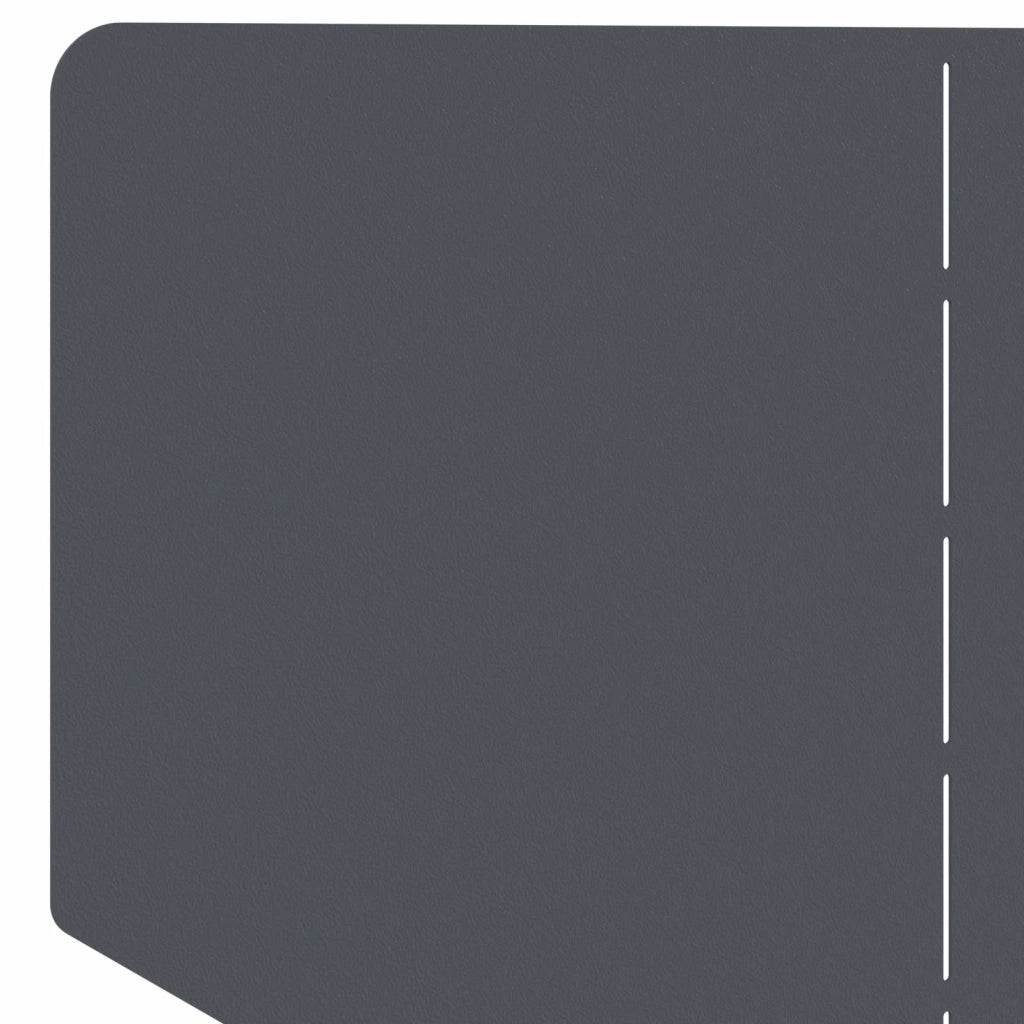 Bordura per Prato 4 pz 100 x 45 cm Acciaio Antracite 8008894