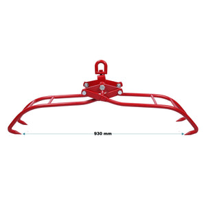 Pinza forestale per legna e tronchi fino a 930 mm 1000 kg di forza di trazione 4 artigli