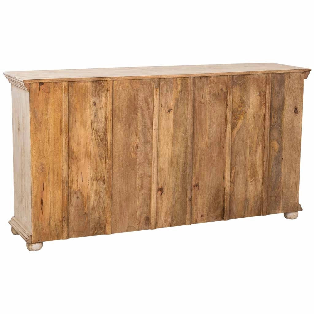Credenza in legno beige 180x45x96