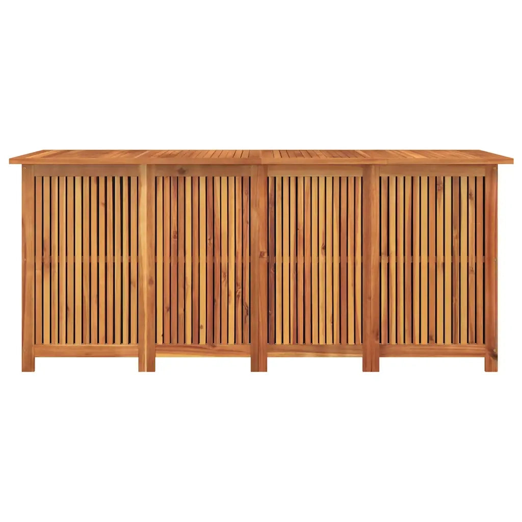 Contenitore da Giardino 200x80x75cm in Legno Massello di Acacia