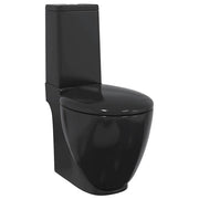 Vaso WC in Ceramica con Scarico Dietro Nero CFW4931671