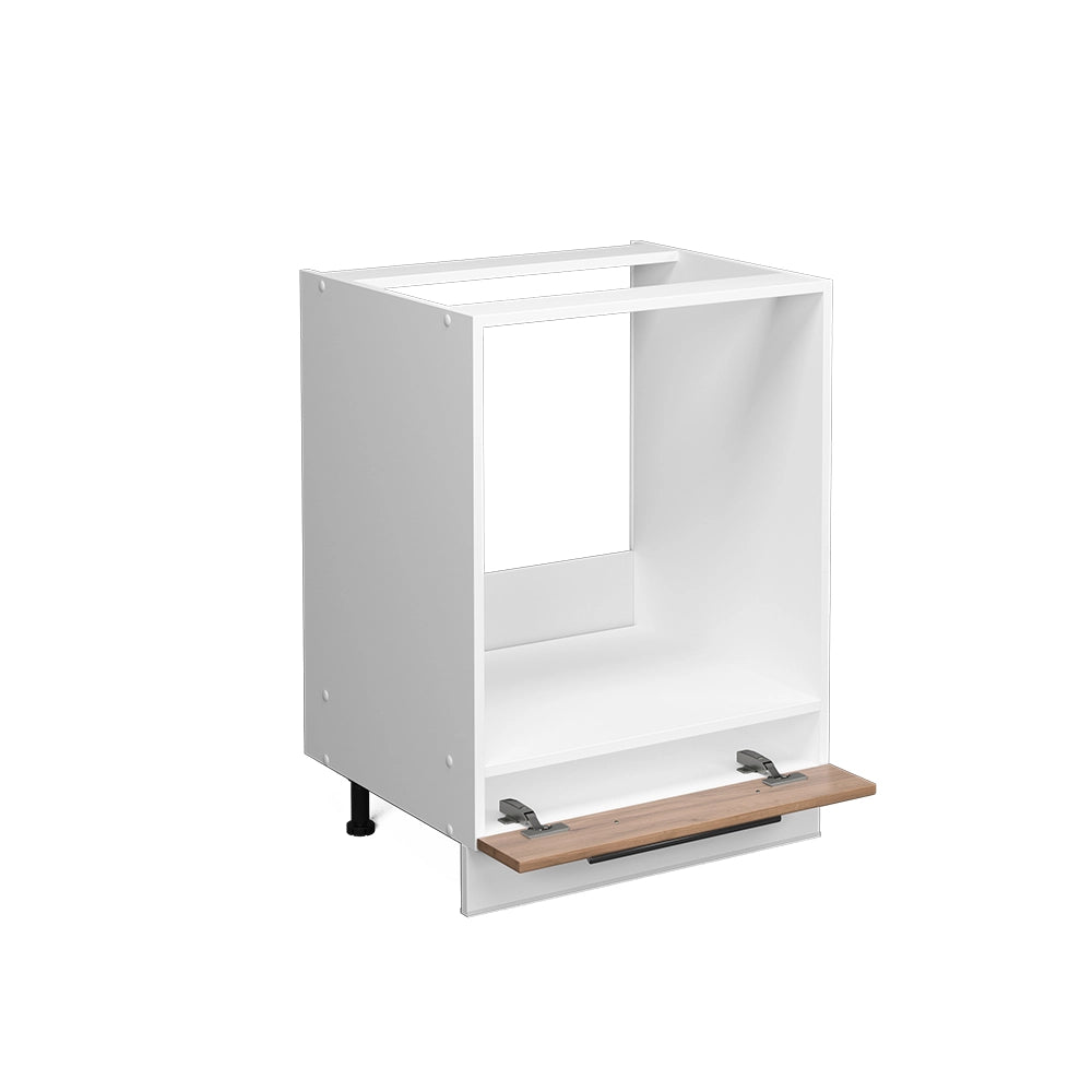 Mobile per forno da incasso Fame-Line Rovere dorato/Bianco 60 cm, PL Rovere Vicco