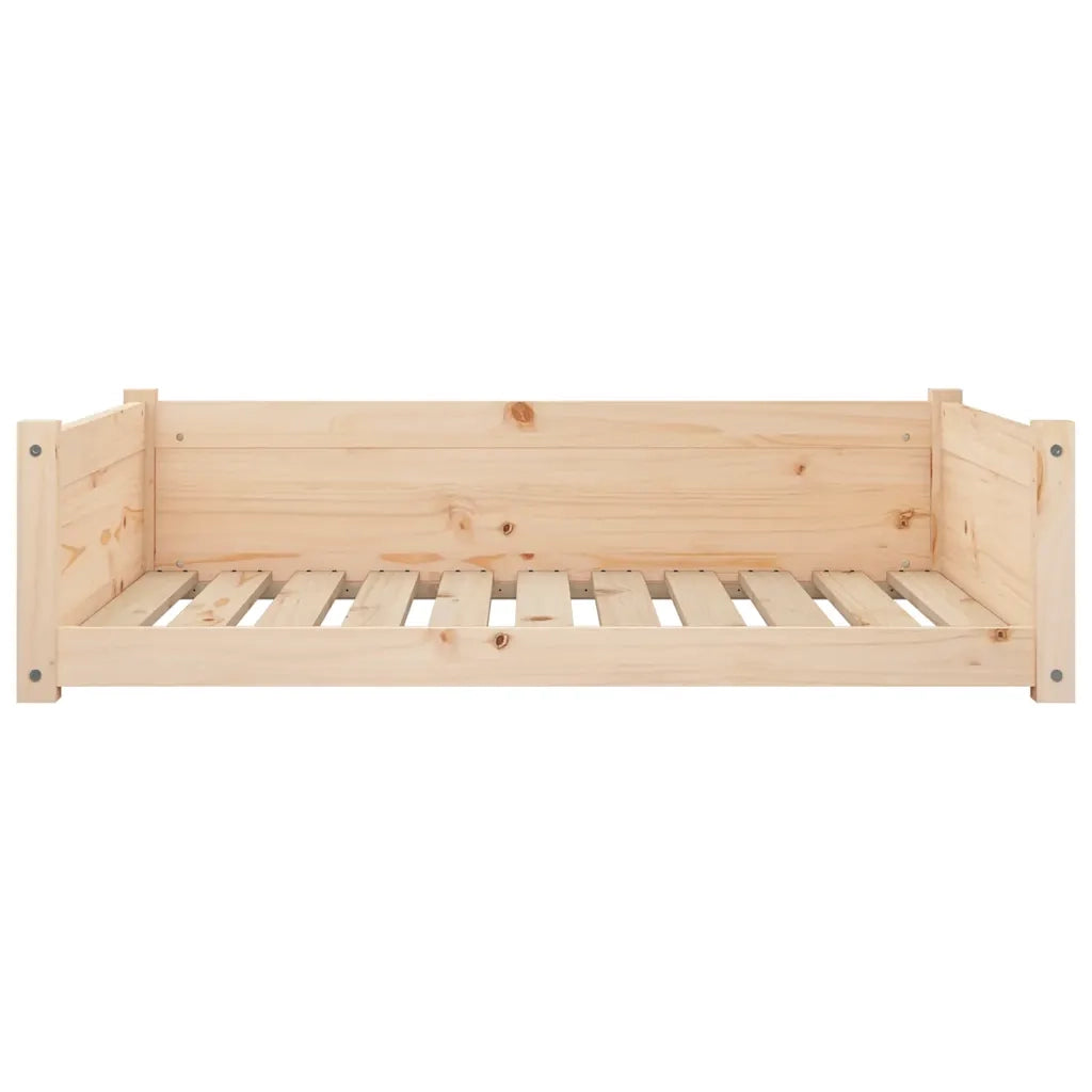 Cuccia per Cani 95,5x65,5x28 cm in Legno Massello di Pino cod mxl 37439