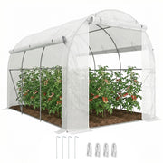 Serra da giardino 6 m2 ¨C zephmum ¨C Bianco 300x200 cm