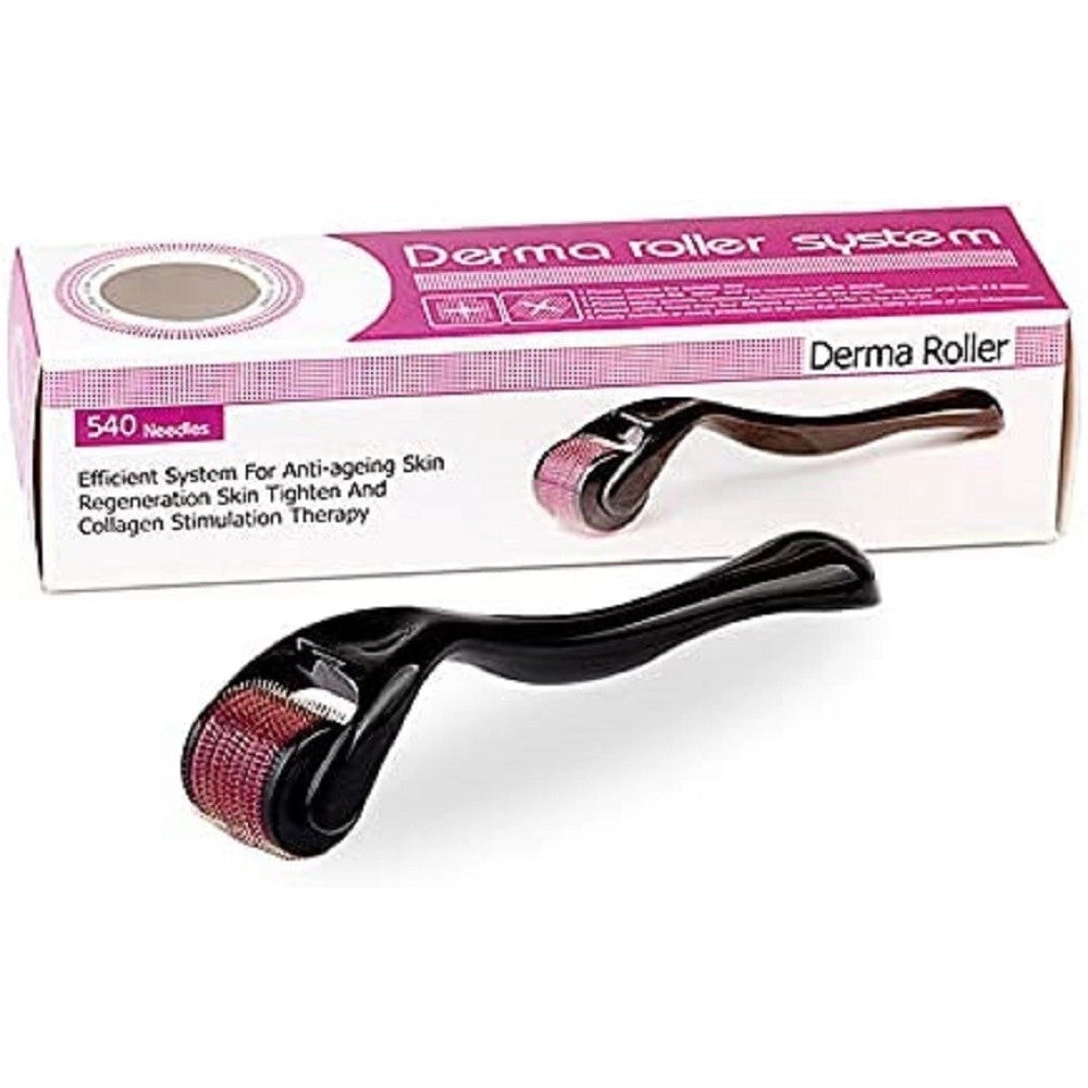 Trade Shop - Derma Roller Micro Aghi In Titanio Per La Cura Della Pelle Viso Rughe Smagliature -