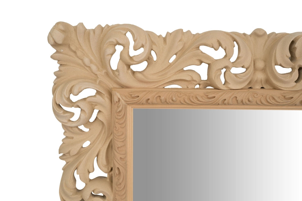 Biscottini SPECCHIERA DA PARETE IN LEGNO FINITURA GREZZA MADE IN ITALY realizzata Offerta