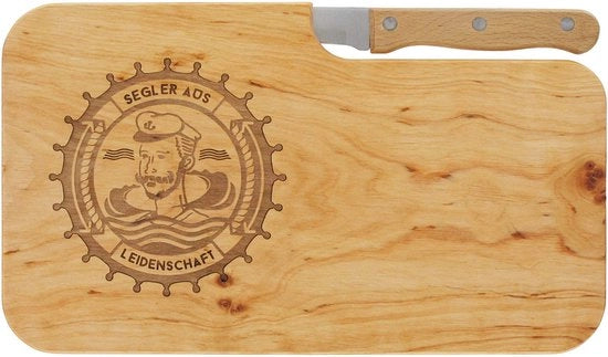 Snackplank laser tagliata per durata con lama in legno per regali per amanti della vela con codice prodotto 12345, modello LaserTagliata, dimensioni 60x20 cm, materiale legno, peso 1,2 kg, lunghezza lama 20 cm, larghezza lama 2 cm, profondità taglio 5 mm.