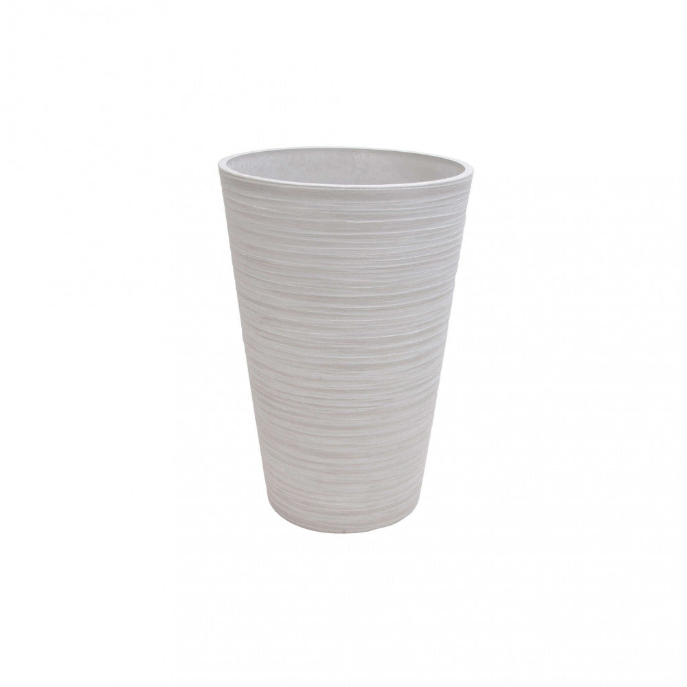 Vaso Grande Azalea Ø41x60 cm in Fibra sintetica Bianco