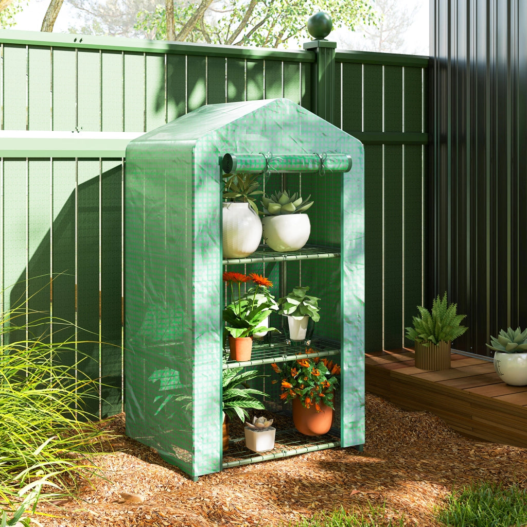 Serra Giardino 3 Livelli ¨C Zephmum ¨C Verde 69x49x125 cm