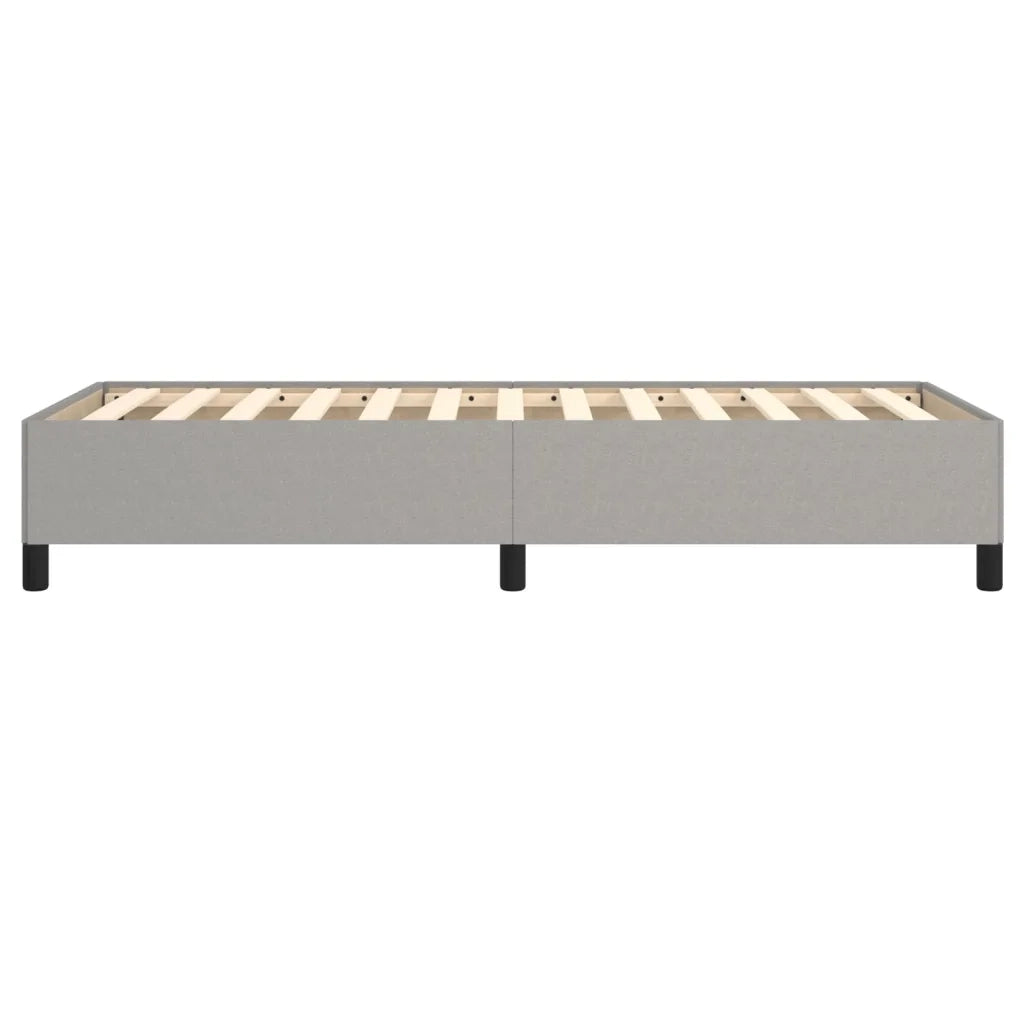 Giroletto senza Materasso Grigio Chiaro 100x200 cm Tessuto 347042