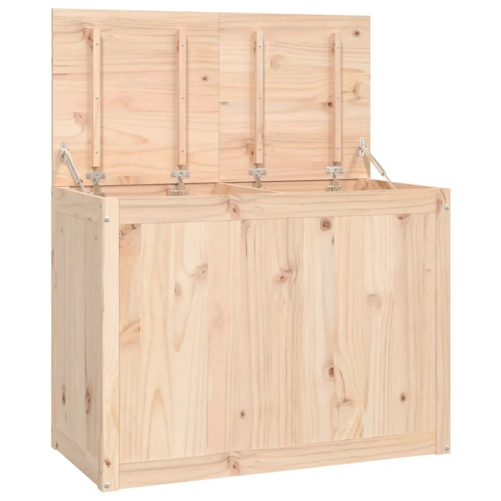 Contenitore per Bucato 88,5x44x66 cm Legno Massello Pino CFW9312485