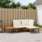 4 pcs Legno massiccio di acacia e corda Naturale 3407763