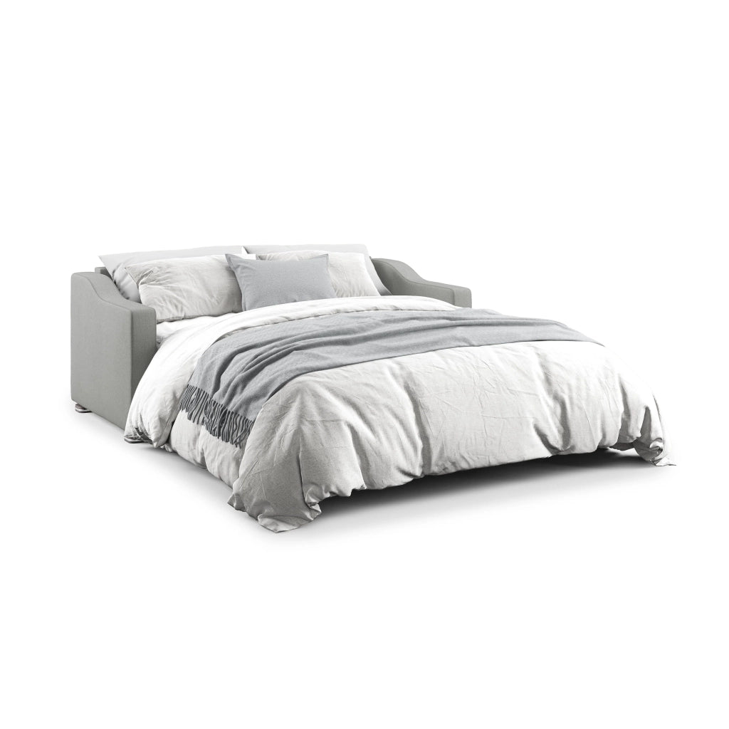 Amber Divano letto matrimoniale in tessuto smacchiabile T05 191 cm (mat. 140x197) grigio