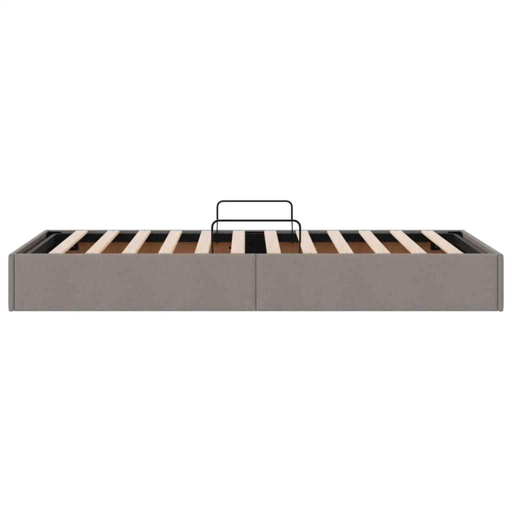 Letto ottomano con archiviazione Talpa 100 x 200 cm Tessuto 3442805