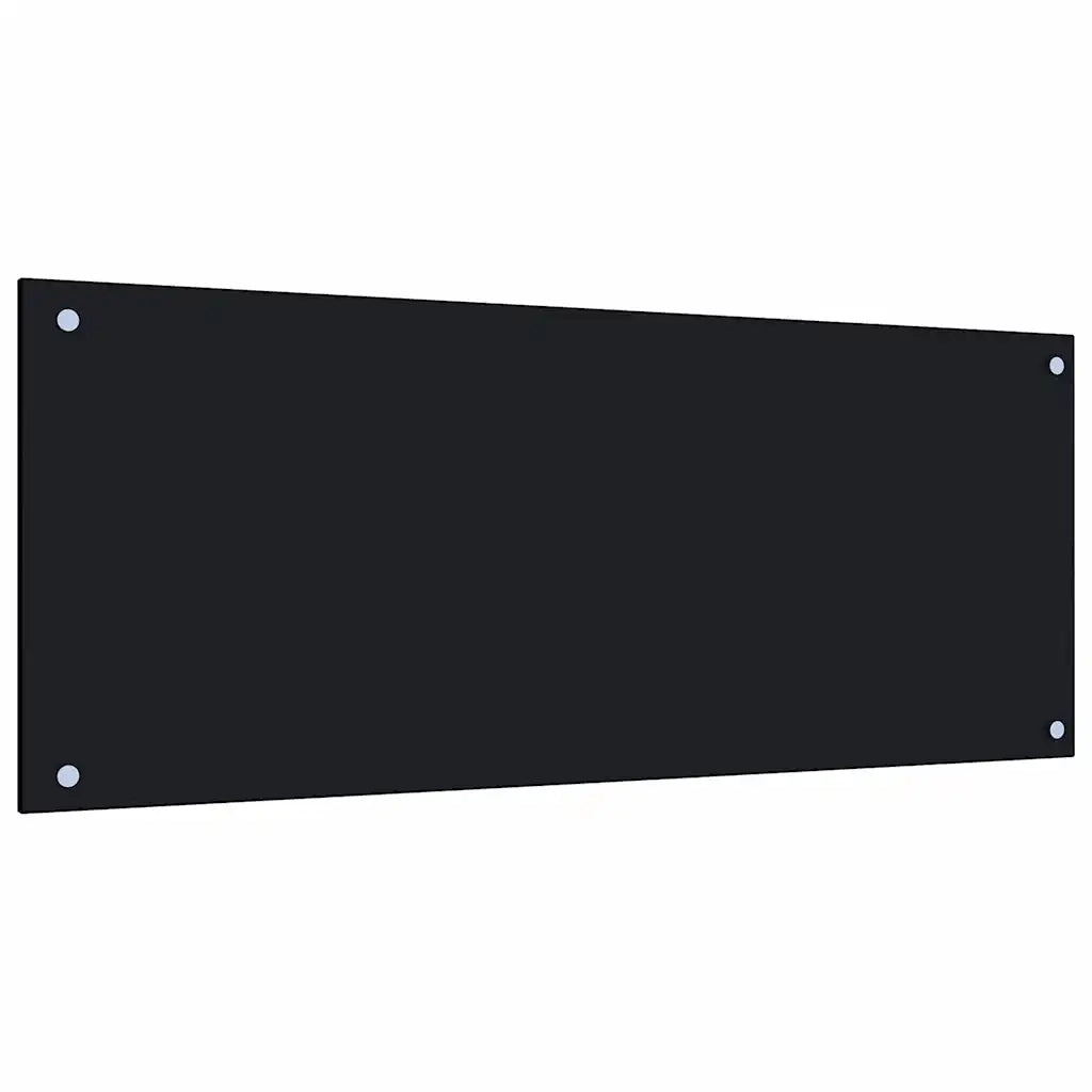 Paraschizzi per Cucina Nero 100x40 cm in Vetro Temperato CFW6625848