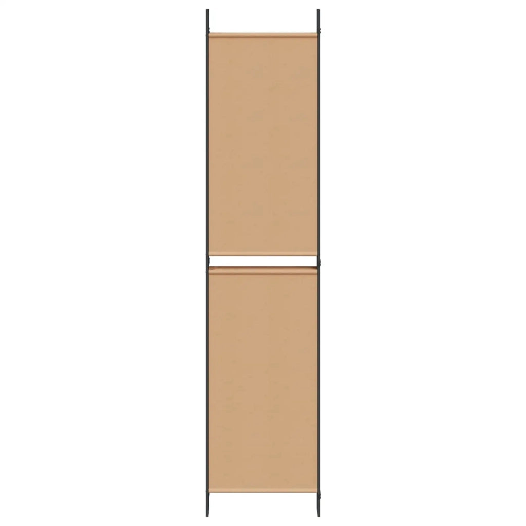 Divisore per Stanza a 6 Pannelli Beige 300 x 220 cm Tessuto