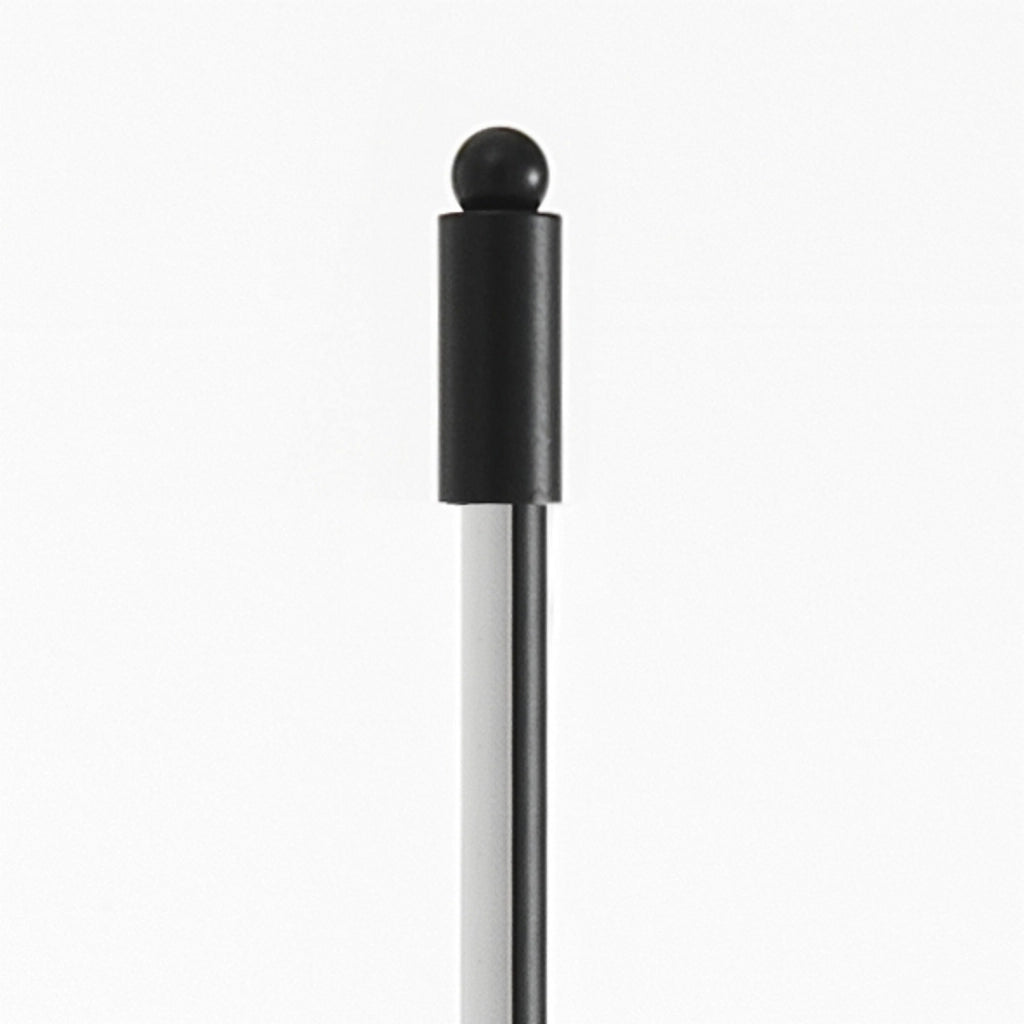 Lampada da terra in alluminio verniciato nera cm H.150 x Ø.20