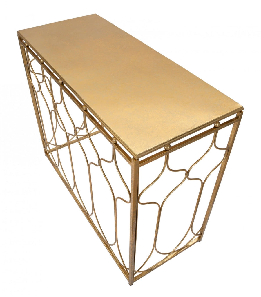 Consolle \, 91x41x78h cm oro